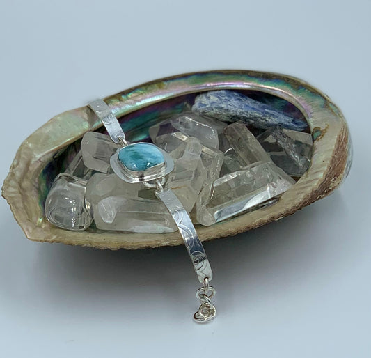 Larimar and Sterling silver .925