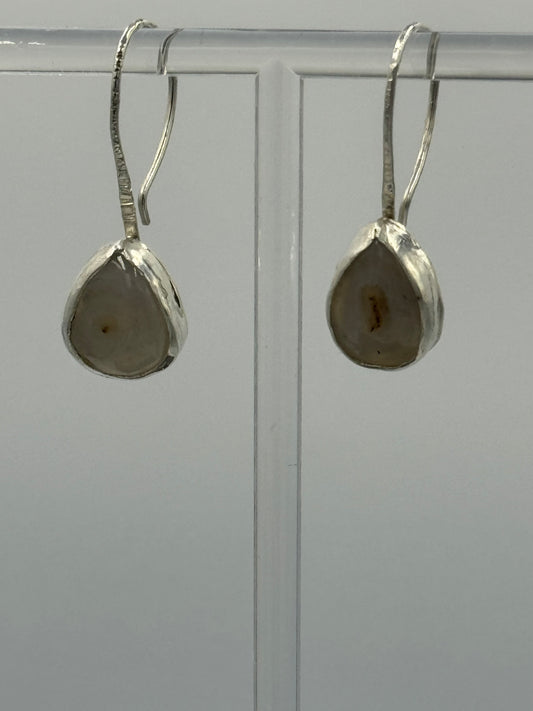 Solar Quartz and sterling silver