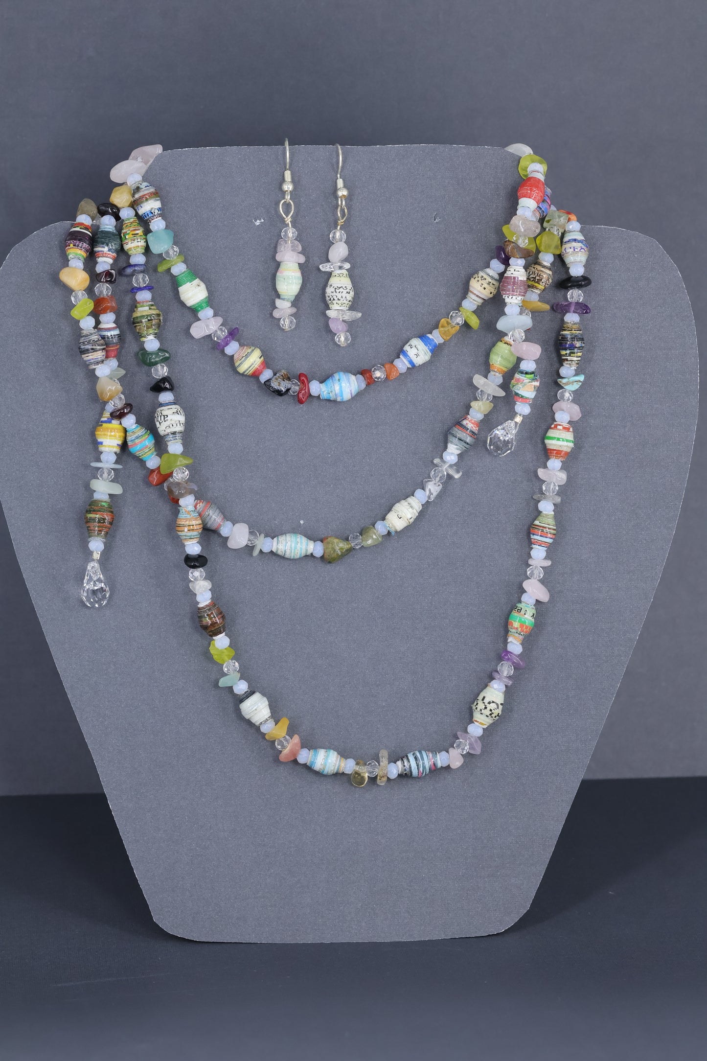 Paper Beads and stones