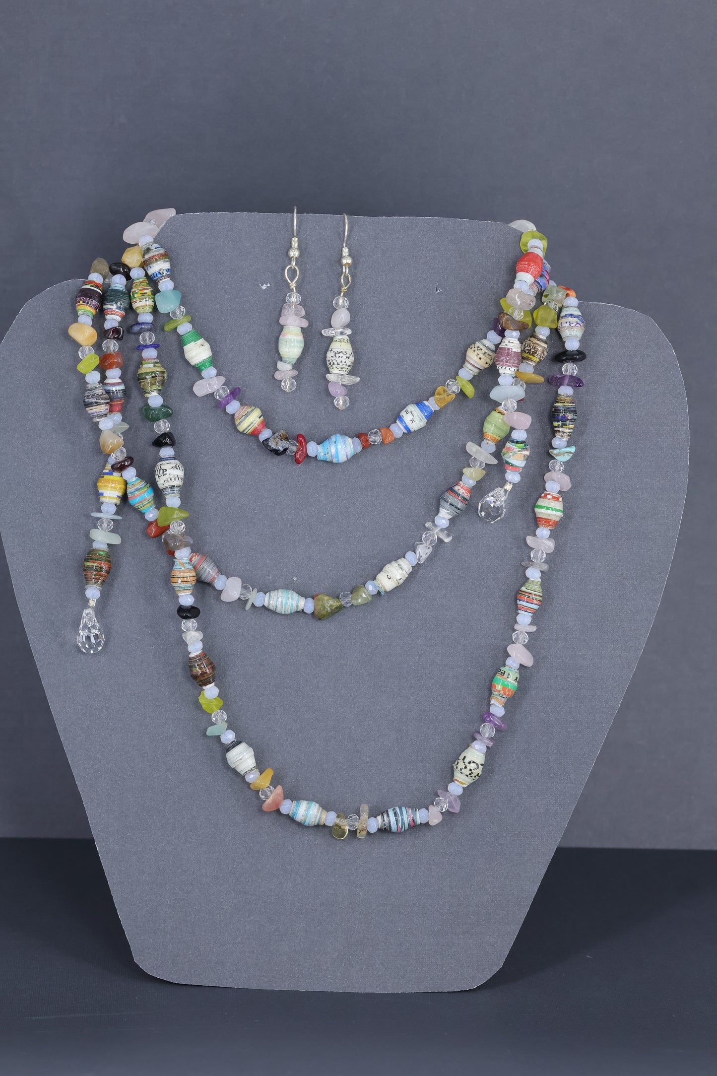Paper Beads and stones