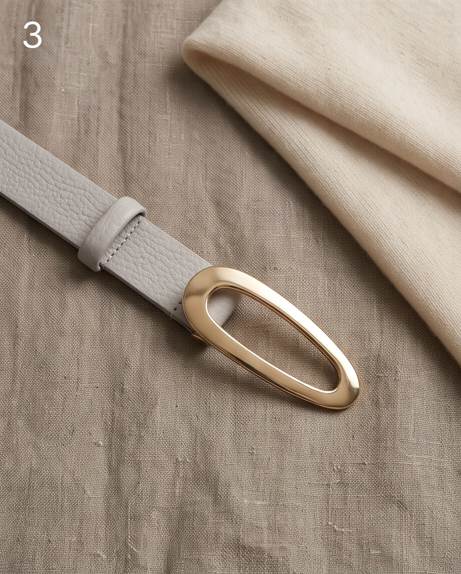 Leather belt