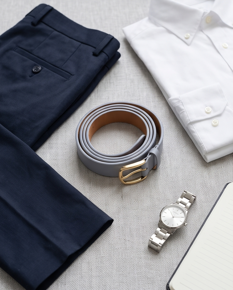 Leather belt