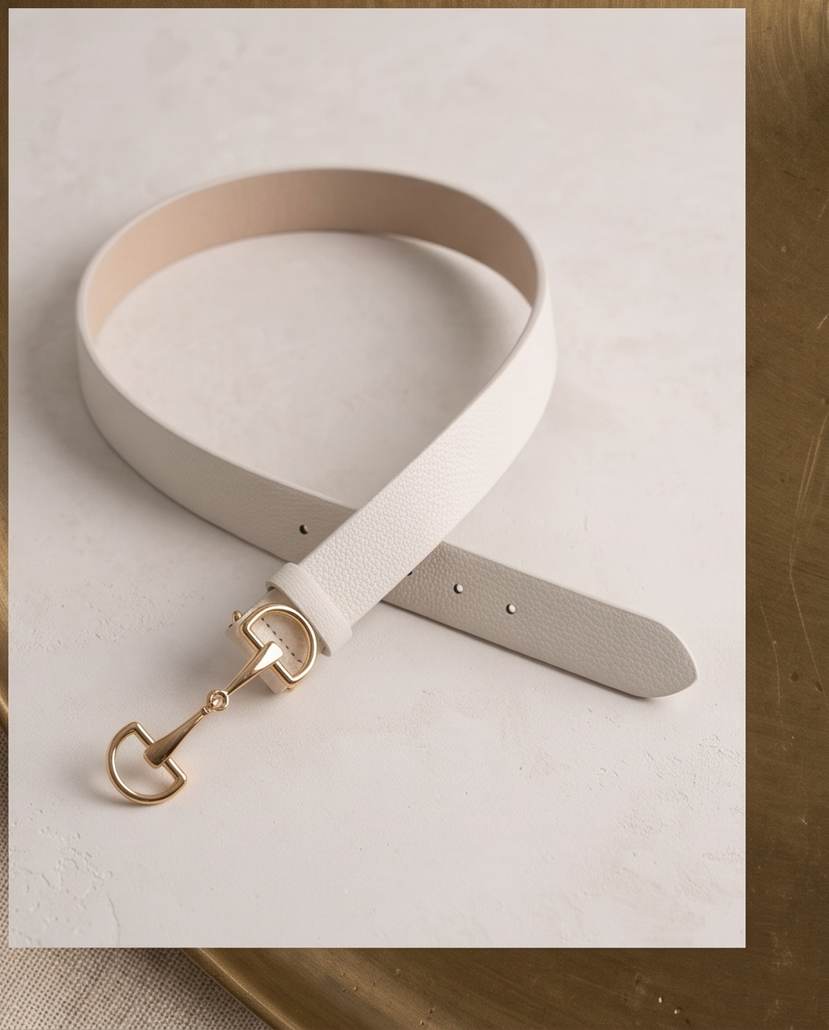 Leather belt