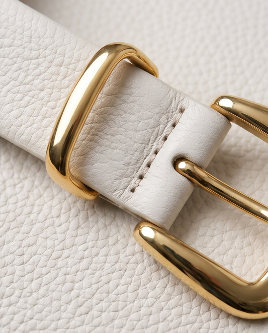 Leather belt