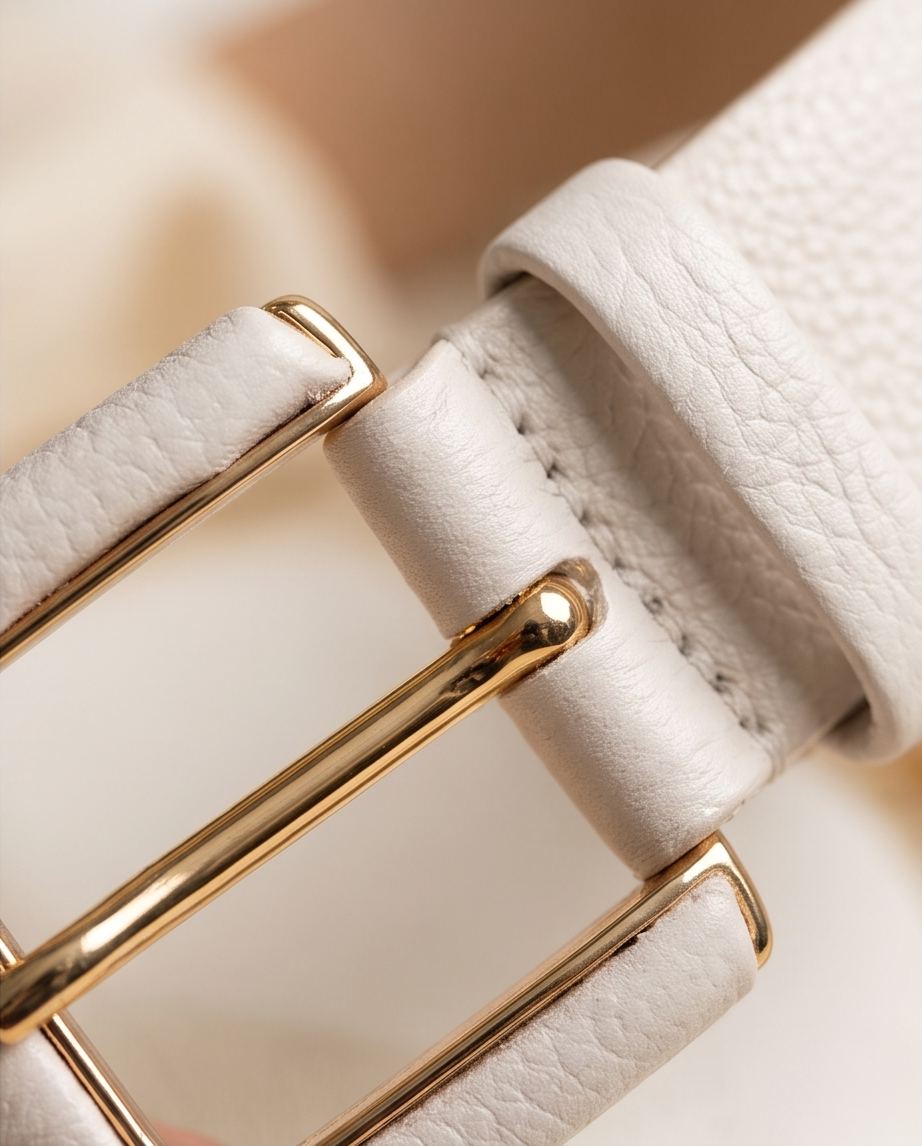 Leather belt
