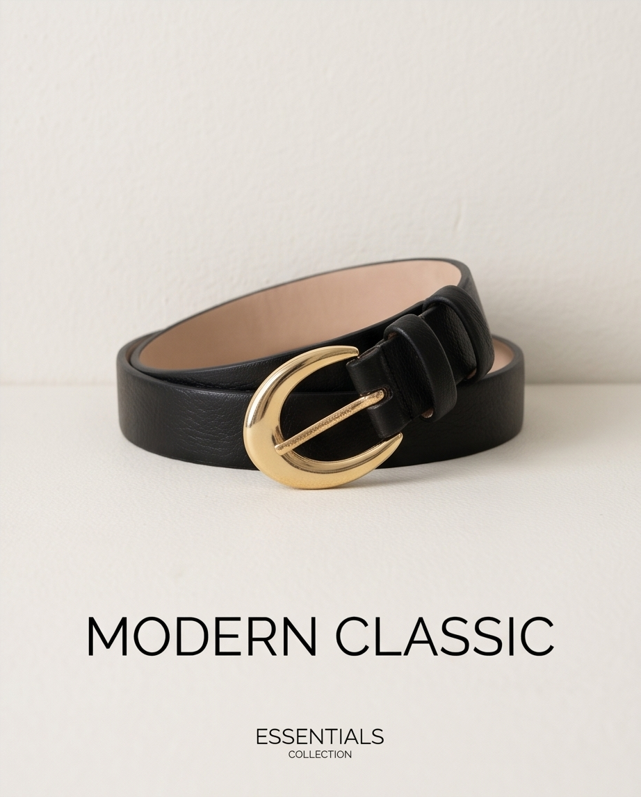 Leather belt