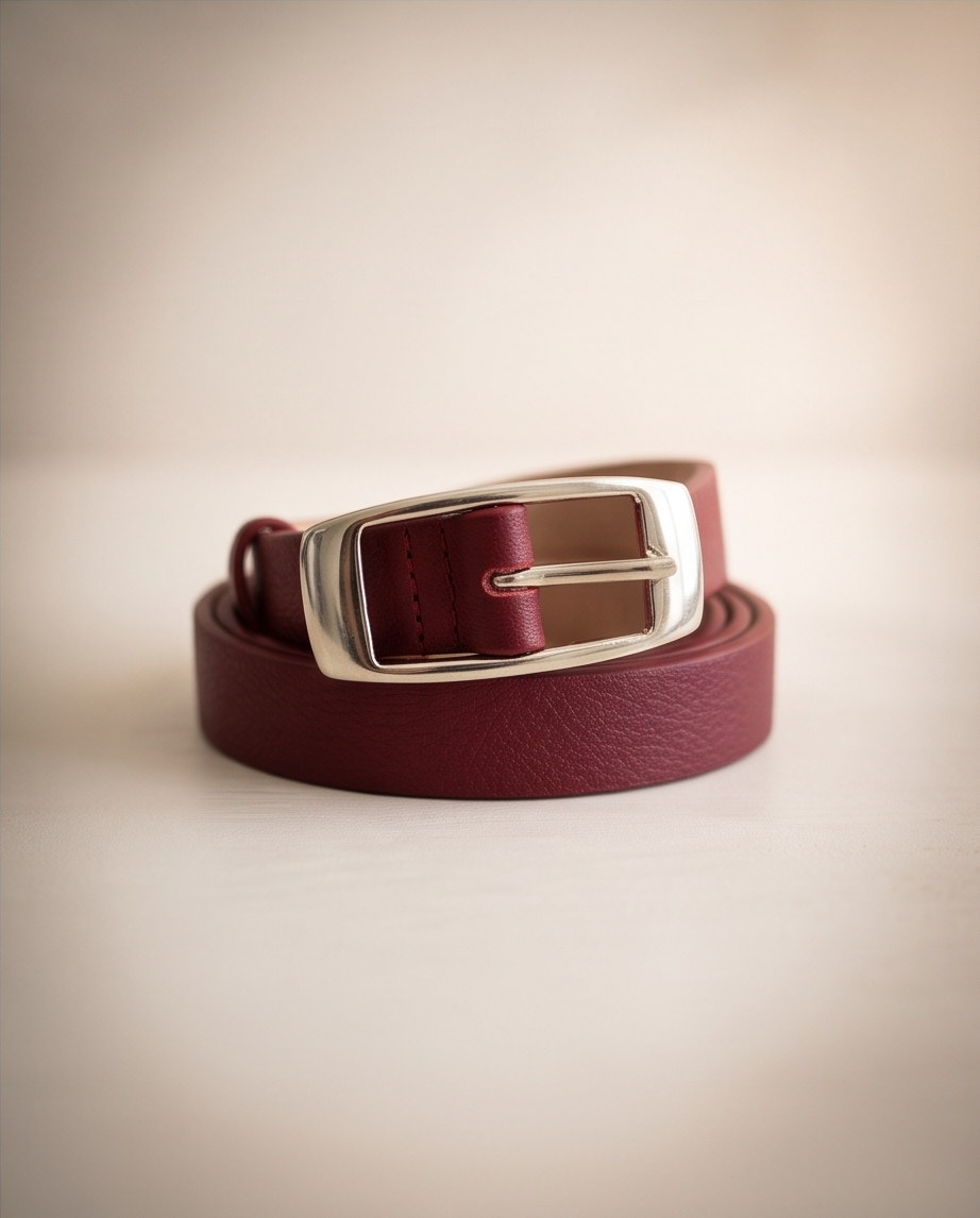 Leather belt