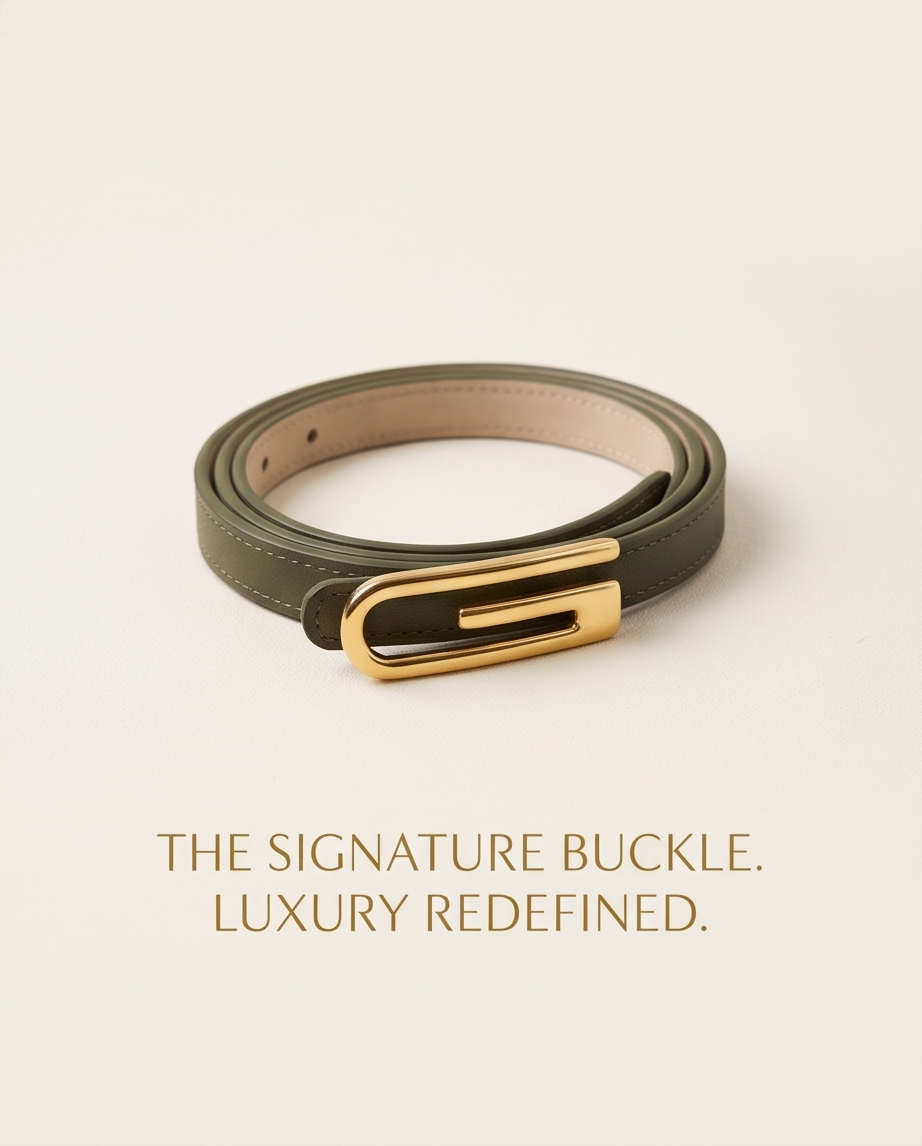 Leather belt