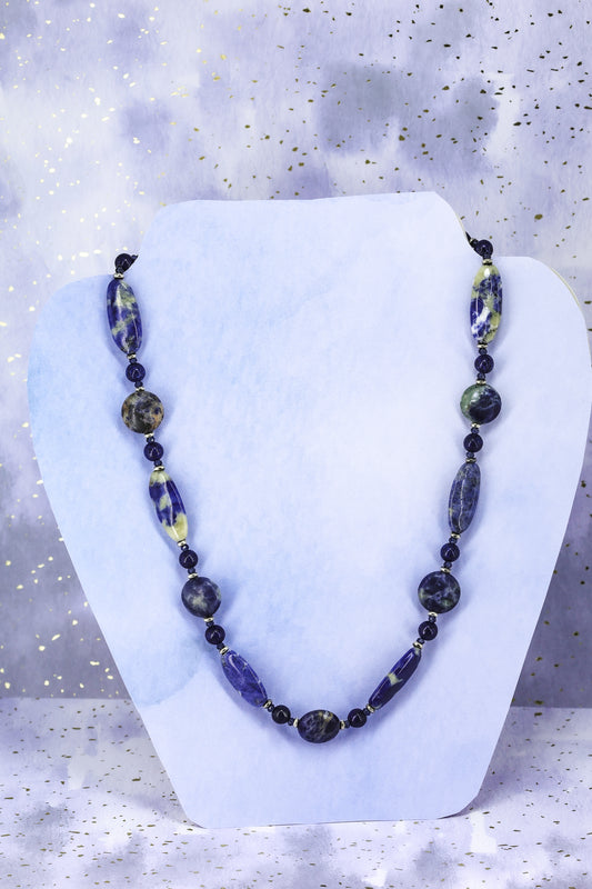 Sodality stone sterling silver .925 necklace 20” or 57cm