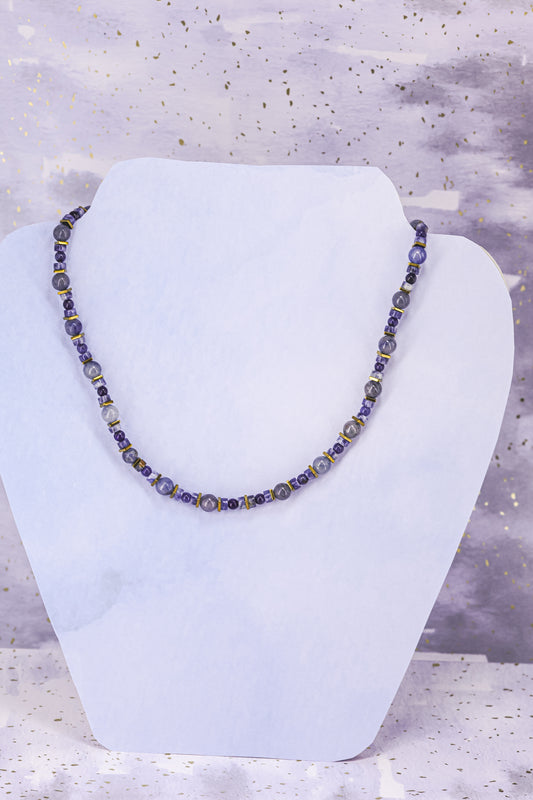 Sodality, lapis lazuli, and gold plated