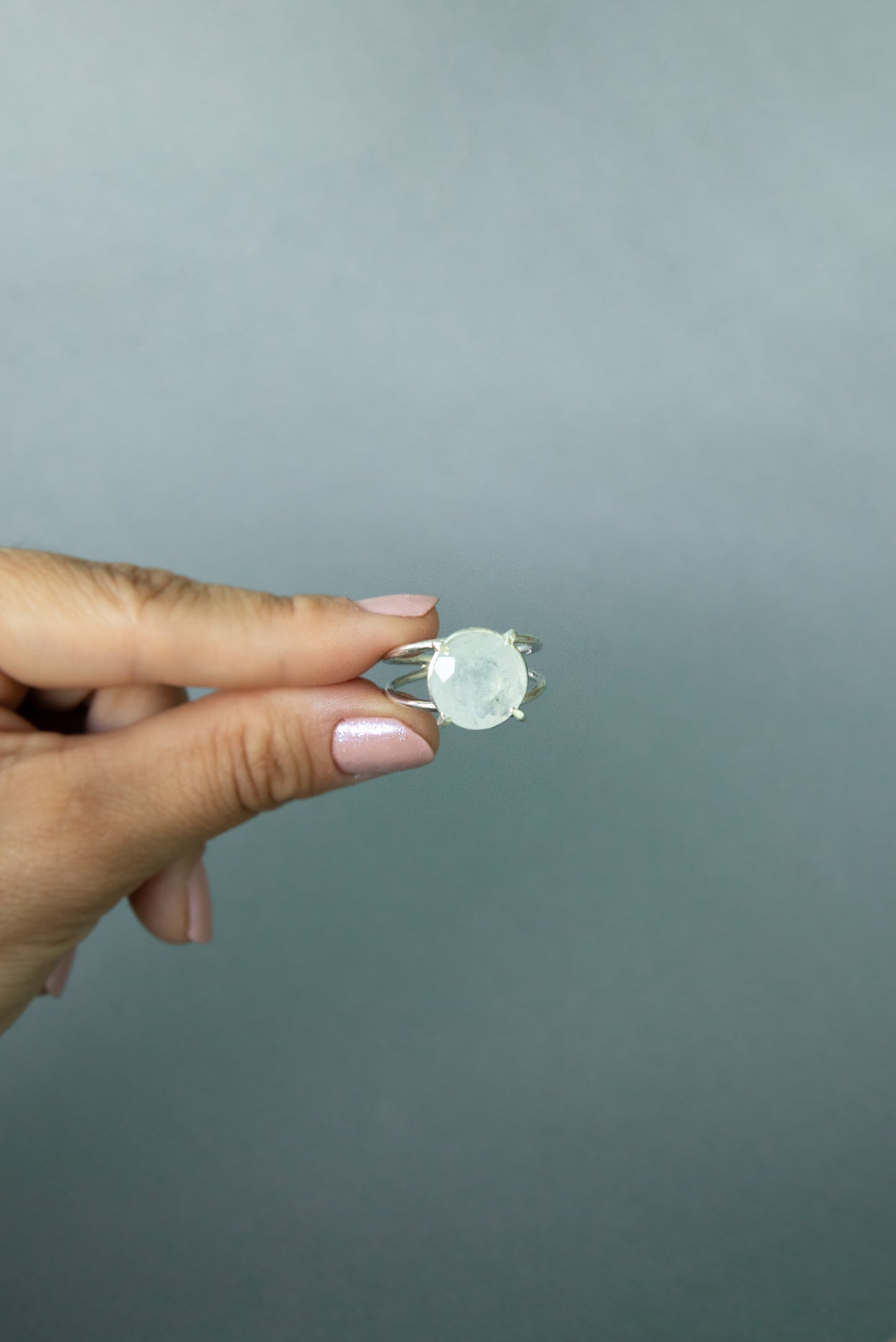 Moonstone and sterling silver .925