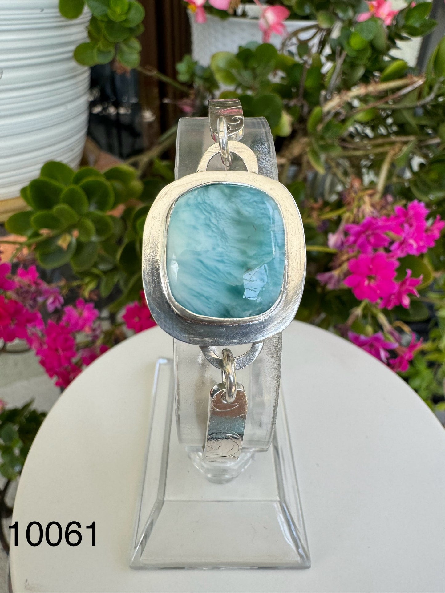 Larimar and Sterling silver .925