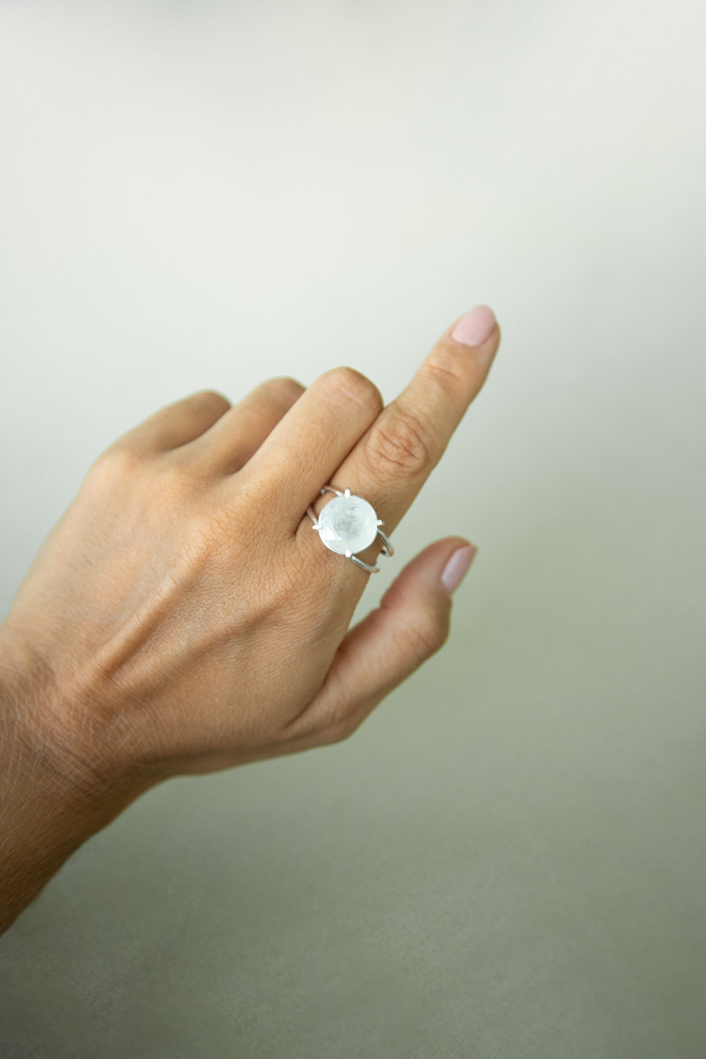 Moonstone and sterling silver .925
