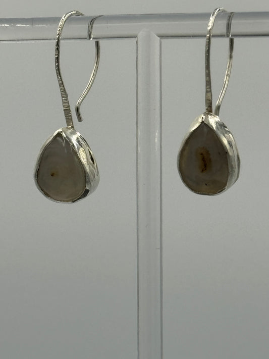 Solar Quartz and sterling silver