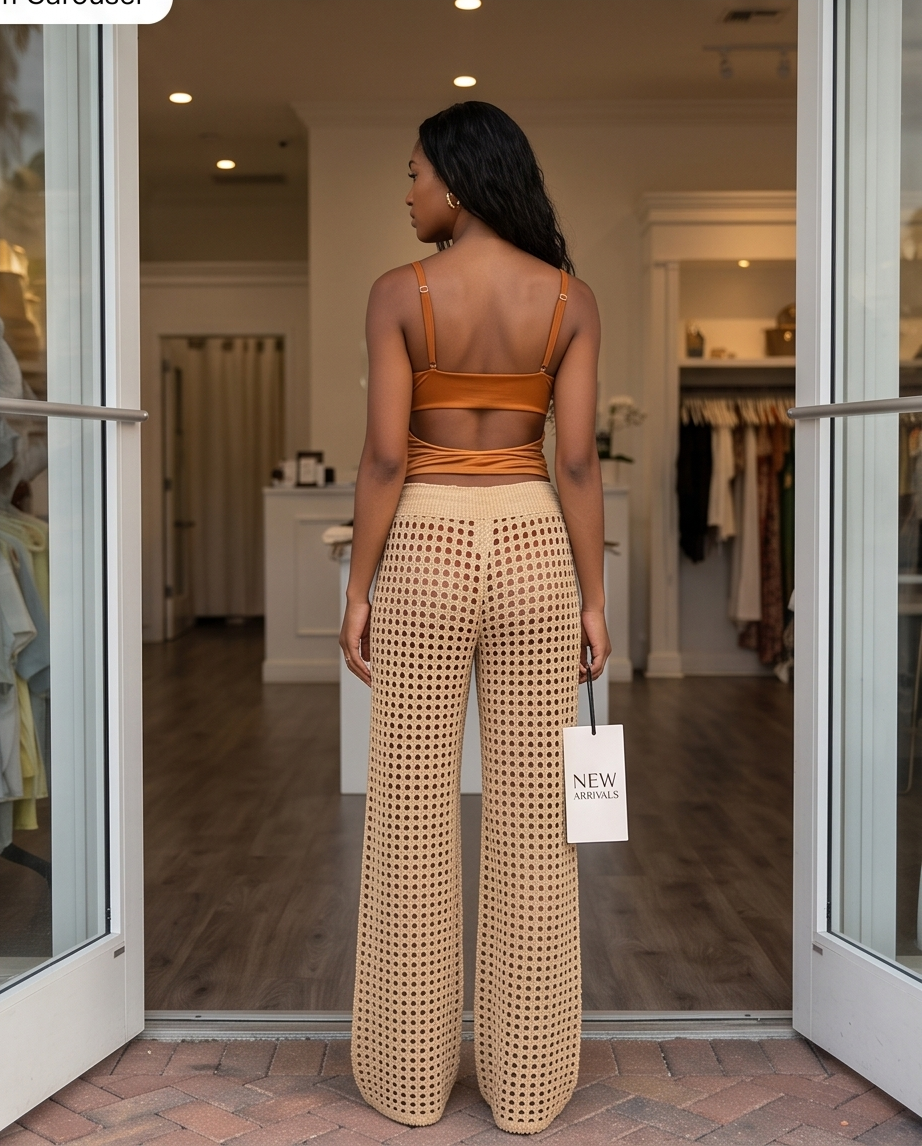 Crochet pants