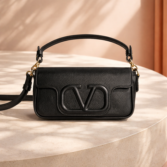 Leather black bag
