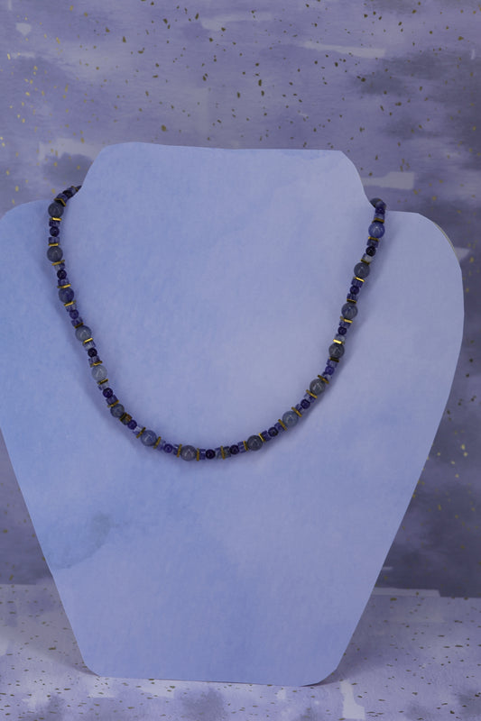 Sodality, lapis lazuli, and gold plated
