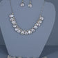 Fresh water pearl sterling silver .925 necklace paired with matching earrings and bracelet.  Necklace – 16” or 41cm  Bracelet -7” or 19 cm