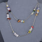 Chipped-stone sterling silver .925 necklace   31” or 93cm