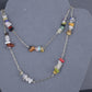 Chipped-stone sterling silver .925 necklace   31” or 93cm