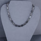 Hematite necklace with plated sterling silver clasp  20” or 50 cm