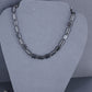Hematite necklace with plated sterling silver clasp  20” or 50 cm