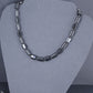 Hematite necklace with plated sterling silver clasp  20” or 50 cm