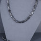 Hematite necklace with plated sterling silver clasp  20” or 50 cm