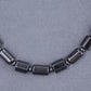 Hematite necklace with plated sterling silver clasp  20” or 50 cm