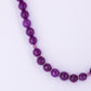 Jade and crystal sterling silver .925 necklace paired with matching earrings  18” or 45 cm