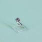 Amethyst and sterling silver .925