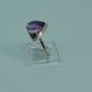 Amethyst and sterling silver .925 size 6.75