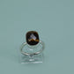 Tiger eyes and sterling silver, size 7
