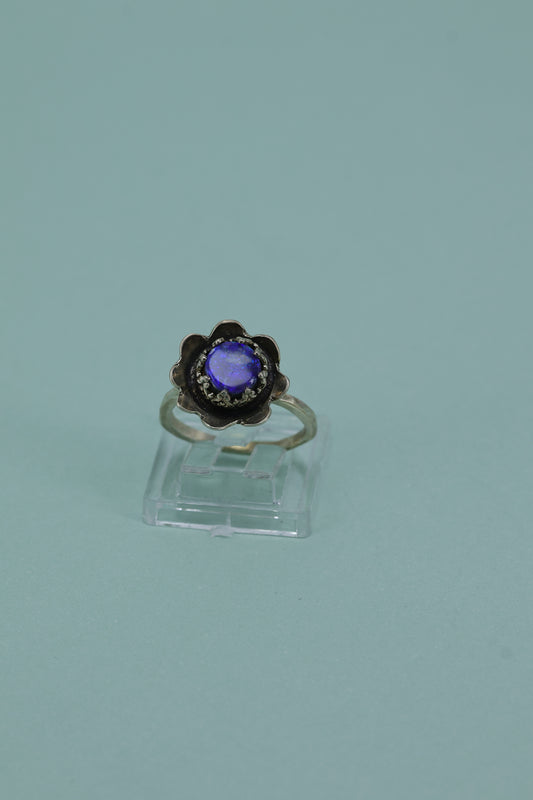 Australian Opal and sterling silver.925   size 5.25