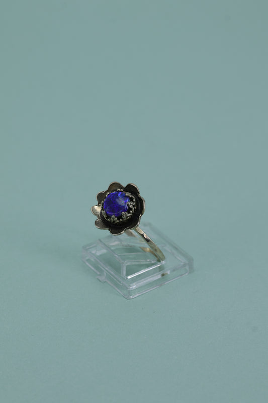 Australian Opal and sterling silver.925   size 5.25