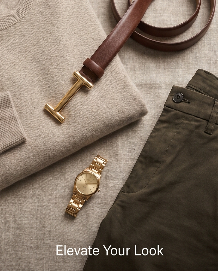 Leather belt