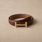 Leather belt
