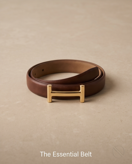 Leather belt