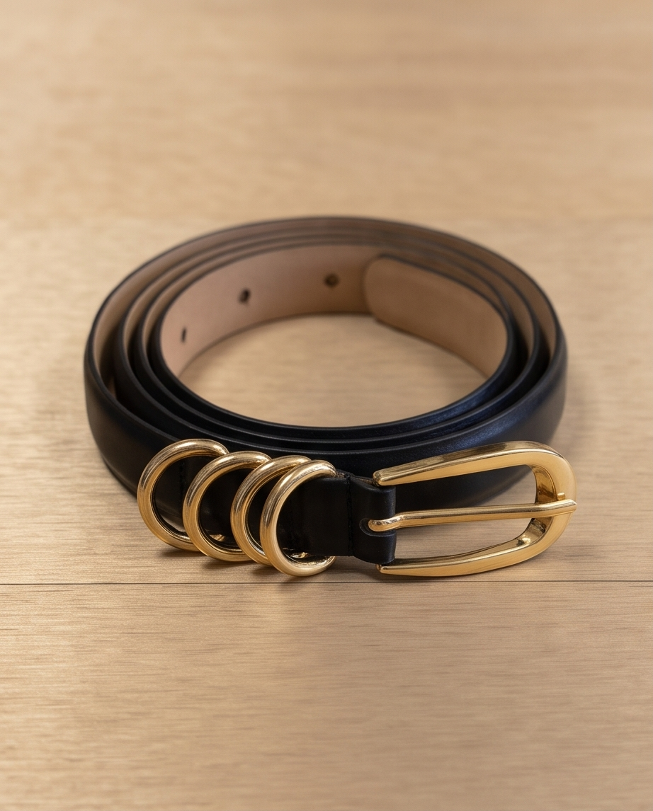 Leather belt