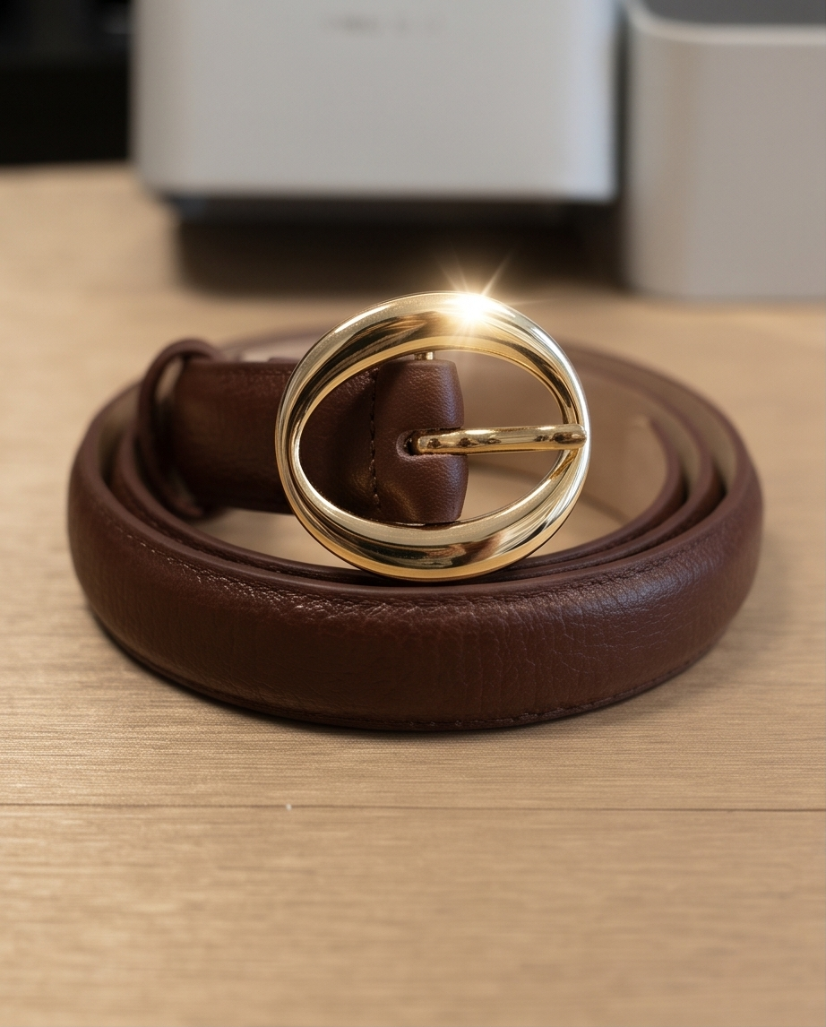 Leather belt