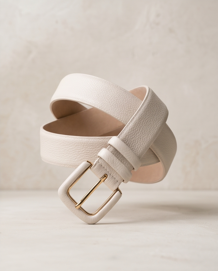Leather belt