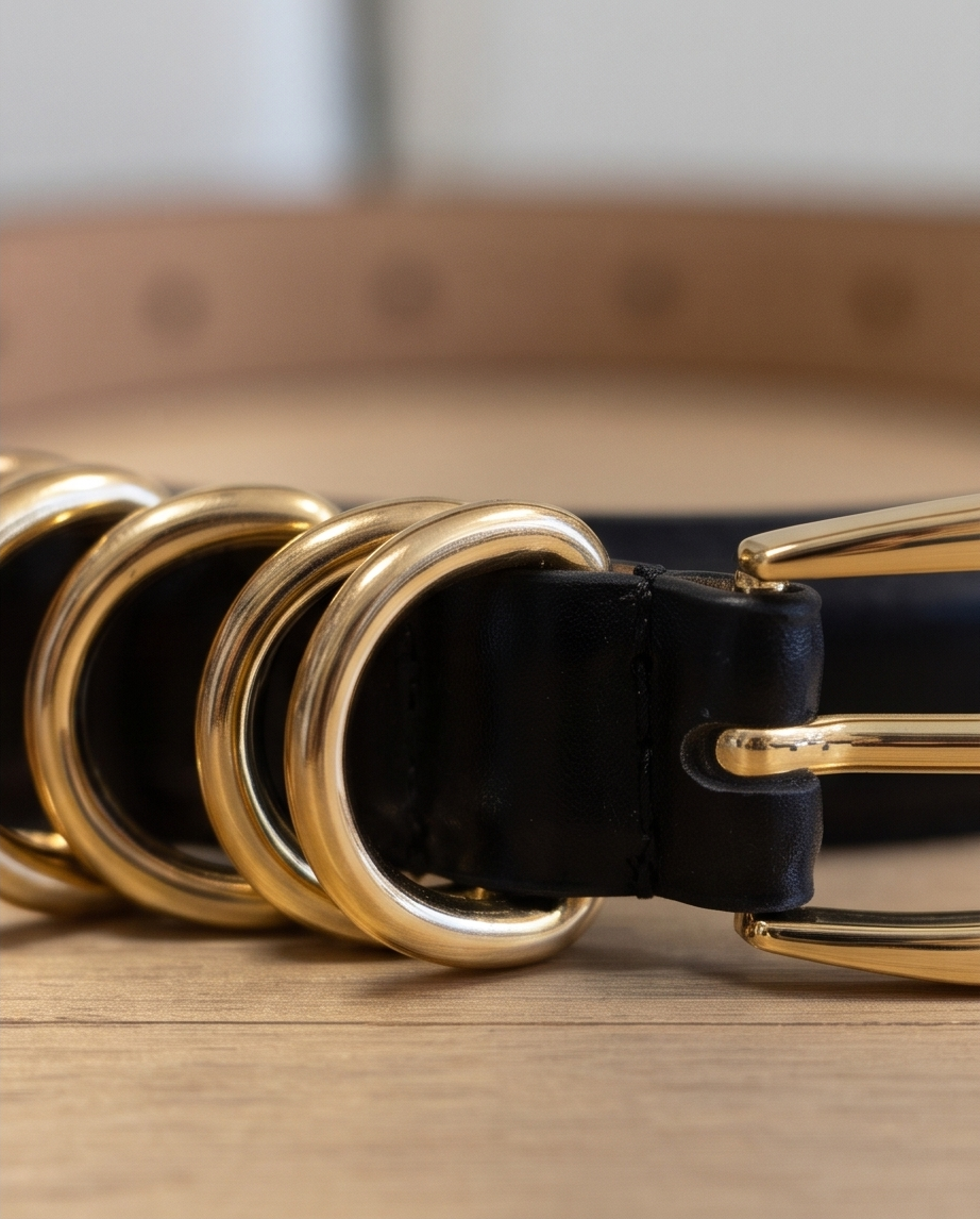 Leather belt