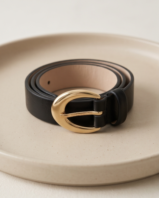 Leather belt