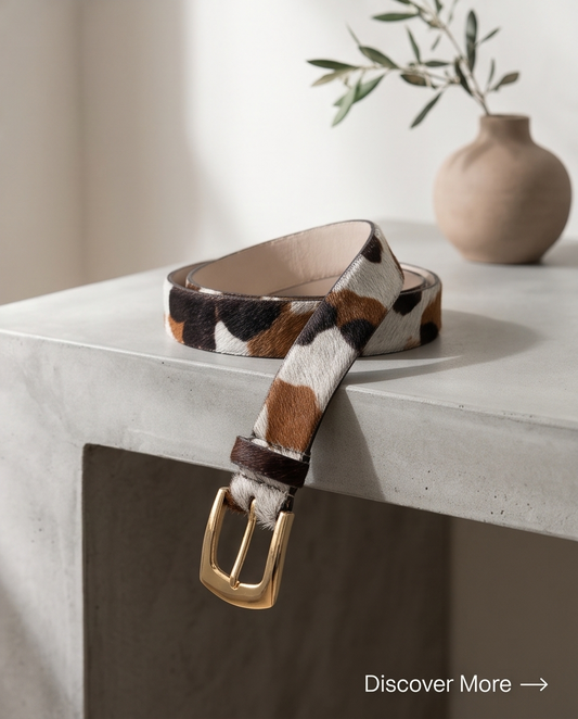 Leather belt