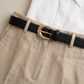 Leather belt