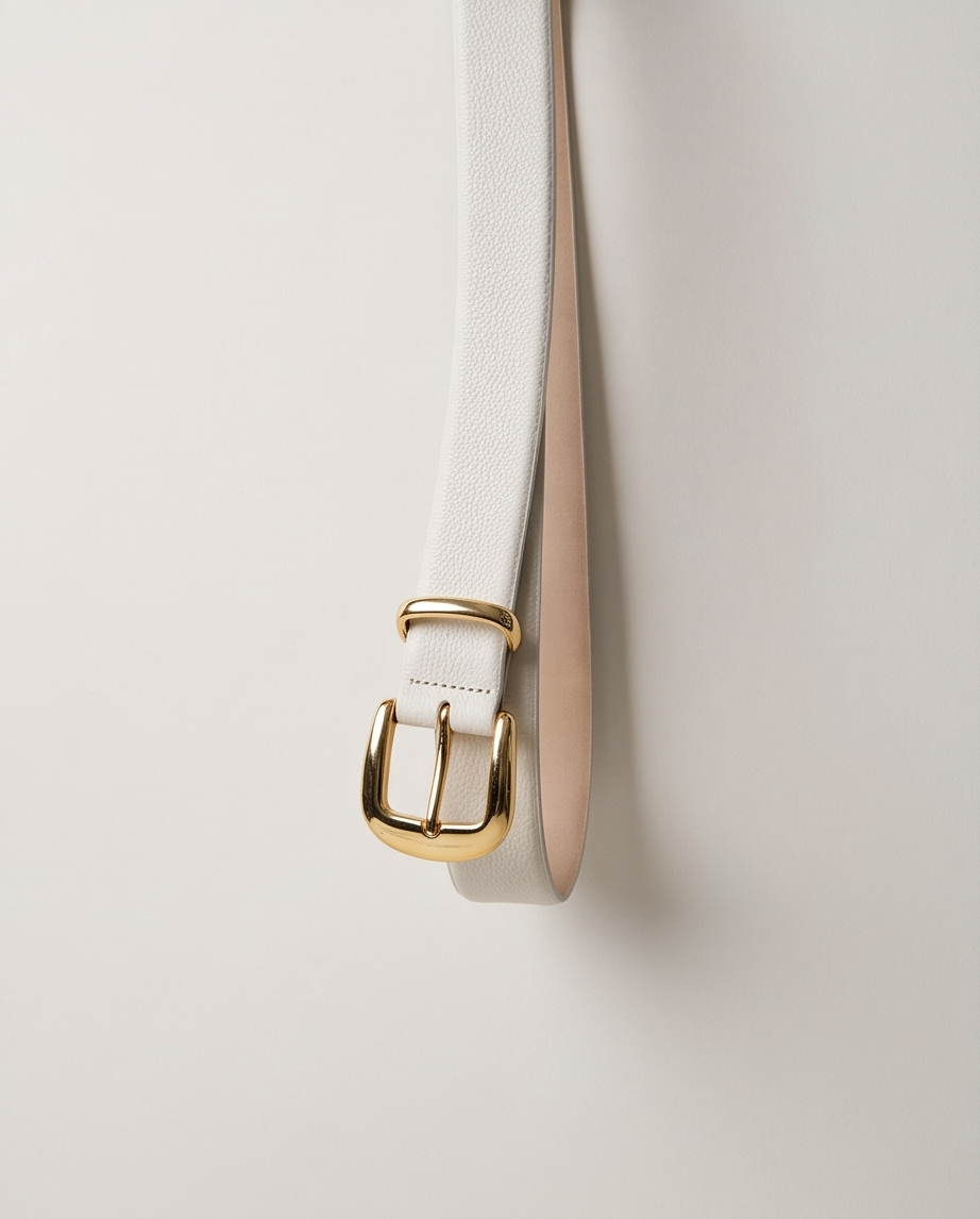 Leather belt