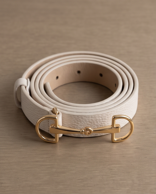 Leather belt