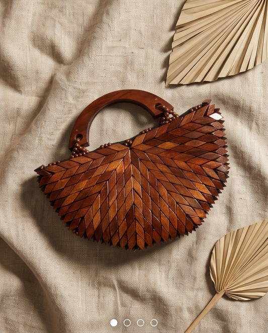 Wood bag handmade