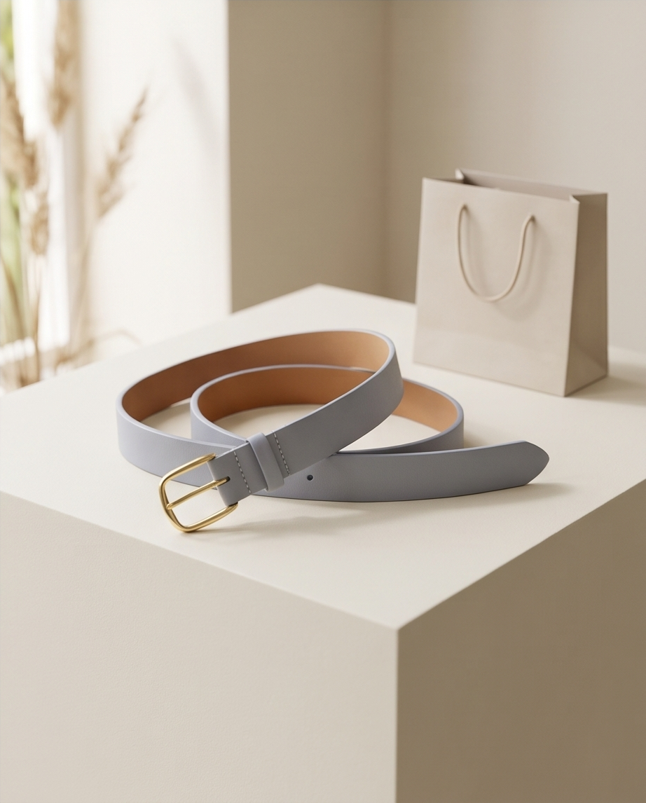 Leather belt