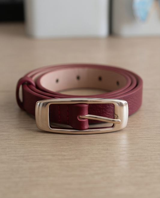 Leather belt